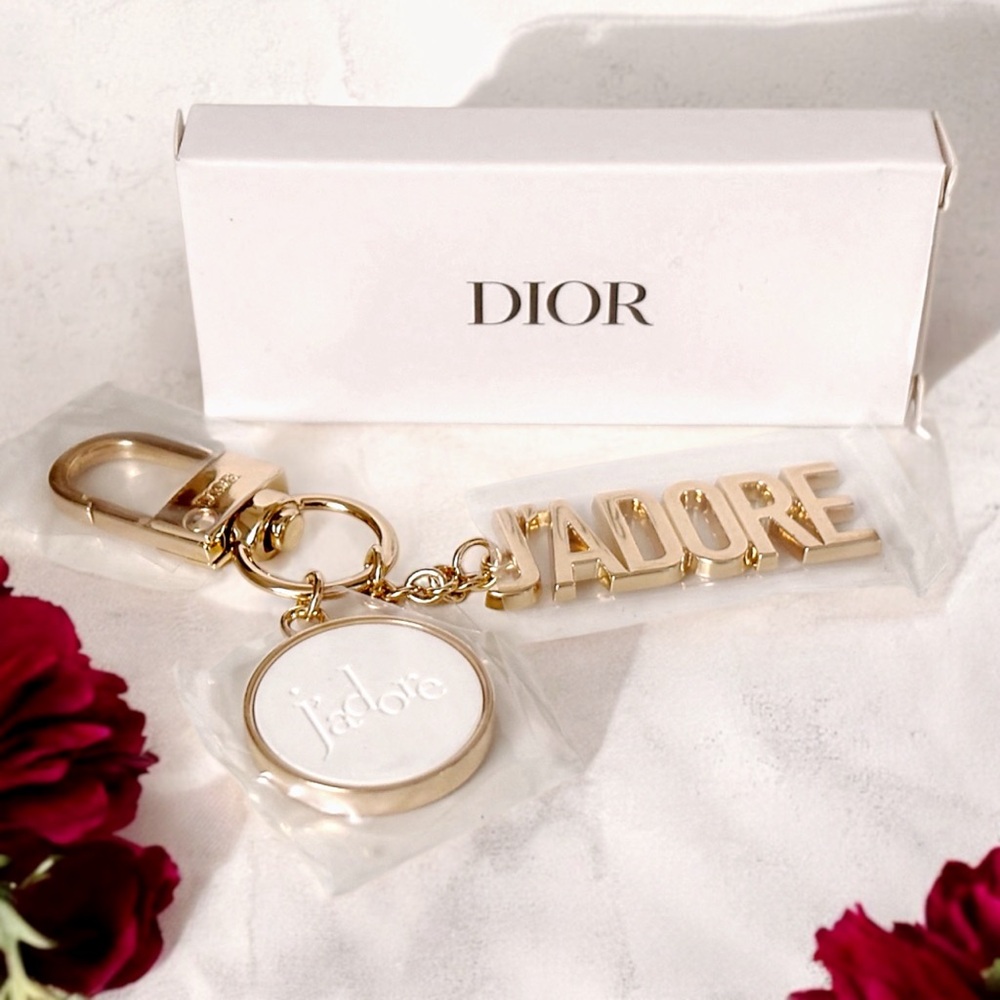 DIOR Bijou De Sac J’Adore Bag Charm/Key Ring NWT - Picture 1 of 2